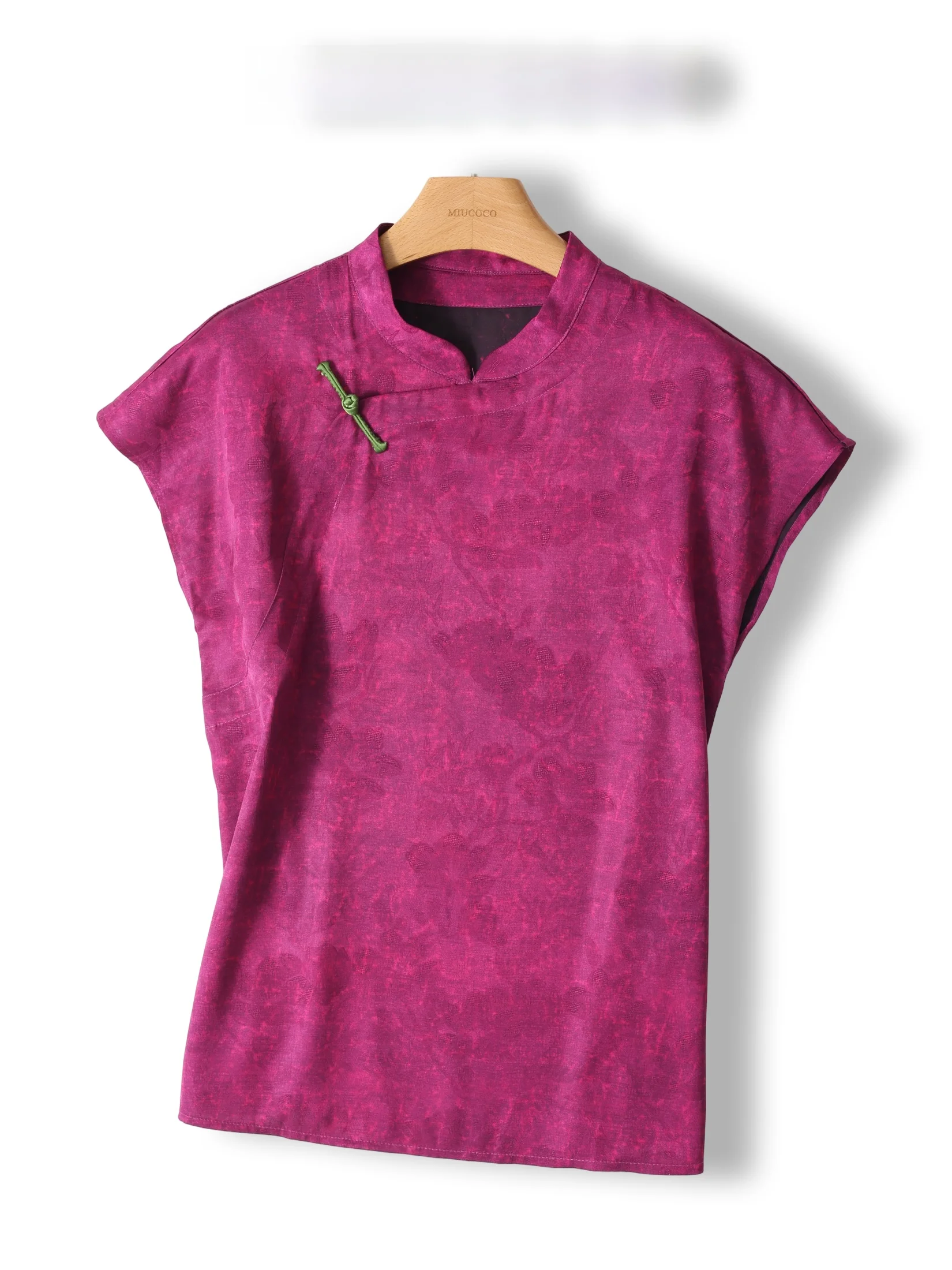 Recommended Short Sleeve Shirt Women's Fashionable Chinese Style Stand Collar Button Front Loose Fit Summer Top
Recommended Short Sleeve Shirt Women's Fashionable Chinese Style Stand Collar Button Front Loose Fit Summer Top