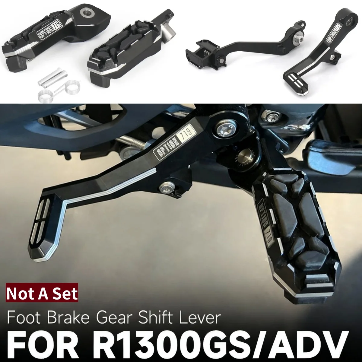 Motorcycle Driver Footrests Footpeg Foot Rest Pegs Pedal For BMW R1300GS Adventure R1300GS ADV R1300 GS Foot peg 2023 2024 2025
Motorcycle Driver Footrests Footpeg Foot Rest Pegs Pedal For BMW R1300GS Adventure R1300GS ADV R1300 GS Foot peg 2023 2024 2025