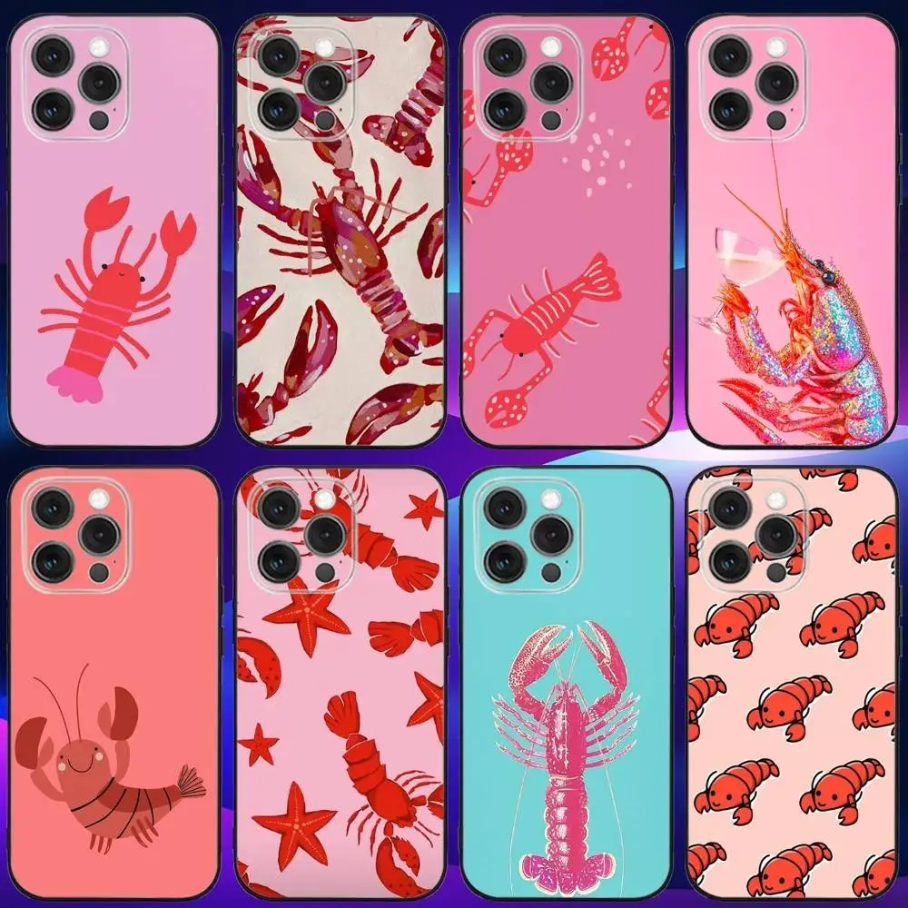 Animal Lobster Phone Case For iPhone 16e,16,15,14,13,12,11,Pro,X,XS,Max,XR,Plus,Mini Soft Black Cover
Animal Lobster Phone Case For iPhone 16e,16,15,14,13,12,11,Pro,X,XS,Max,XR,Plus,Mini Soft Black Cover