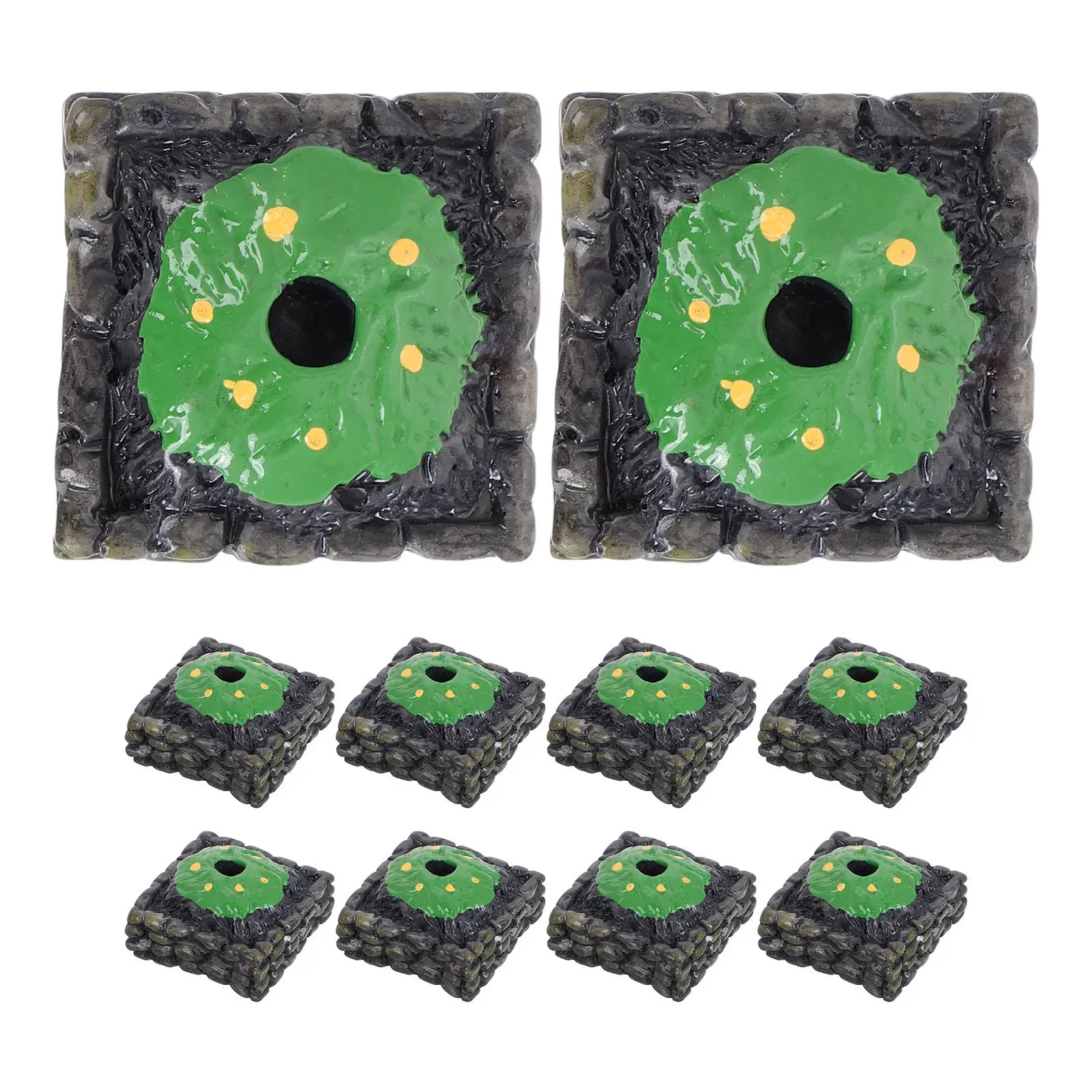 10Pcs Miniature Tree Base Realistic Detailed Planter for DIY Micro Landscape Terrain Flower Beds for Mini House Outdoor
10Pcs Miniature Tree Base Realistic Detailed Planter for DIY Micro Landscape Terrain Flower Beds for Mini House Outdoor