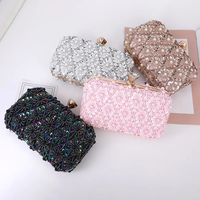 Модная темпераментная маленькая квадратная сумка с блестками и бусинами, блестящая женская сумка для вечернего свадьбы, выпускного вечера, сумки с ручками сверху, женские клатчи 
Модная темпераментная маленькая квадратная сумка с блестками и бусинами, блестящая женская сумка для вечернего свадьбы, выпускного вечера, сумки с ручками сверху, женские клатчи