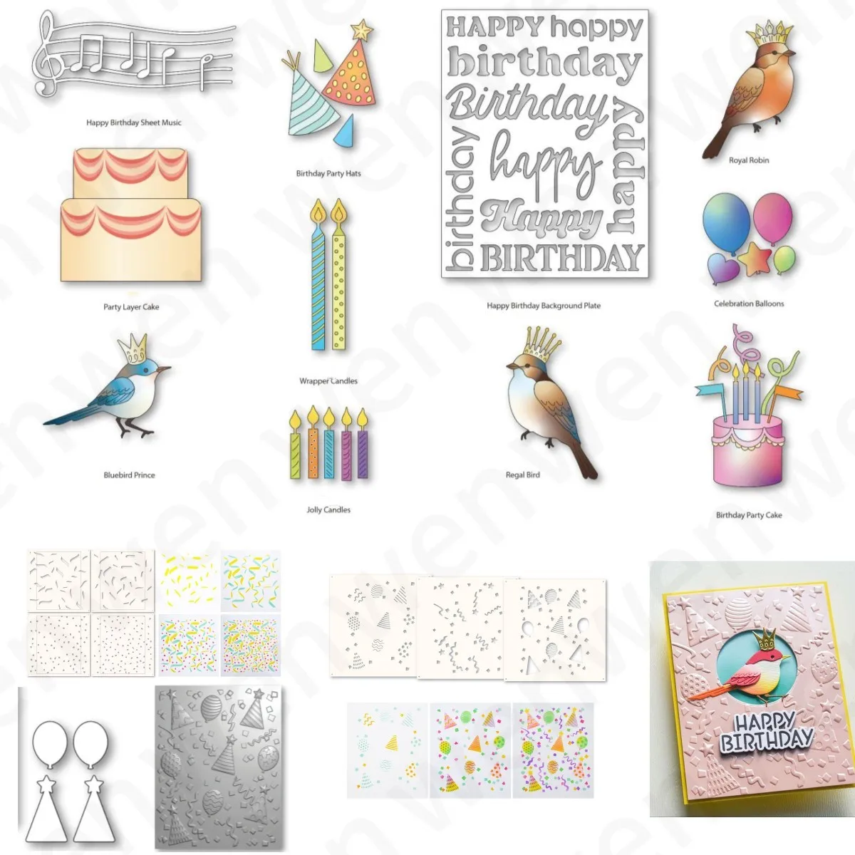 New Birthday Celebrate Cake Bird Metal Cutting Dies Hot Foil Stencil For DIY Scrapbook Craft Decoration Embossing Template 2025
New Birthday Celebrate Cake Bird Metal Cutting Dies Hot Foil Stencil For DIY Scrapbook Craft Decoration Embossing Template 2025
