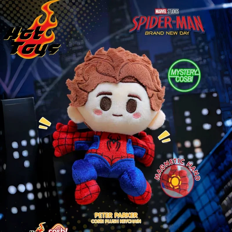 New Genuine Hot Toys Cosbi Marvel Bobble-Head&Plush Keychain Spider-Man Brand New Day Series Blind Box Collection Doll Gift
New Genuine Hot Toys Cosbi Marvel Bobble-Head&Plush Keychain Spider-Man Brand New Day Series Blind Box Collection Doll Gift