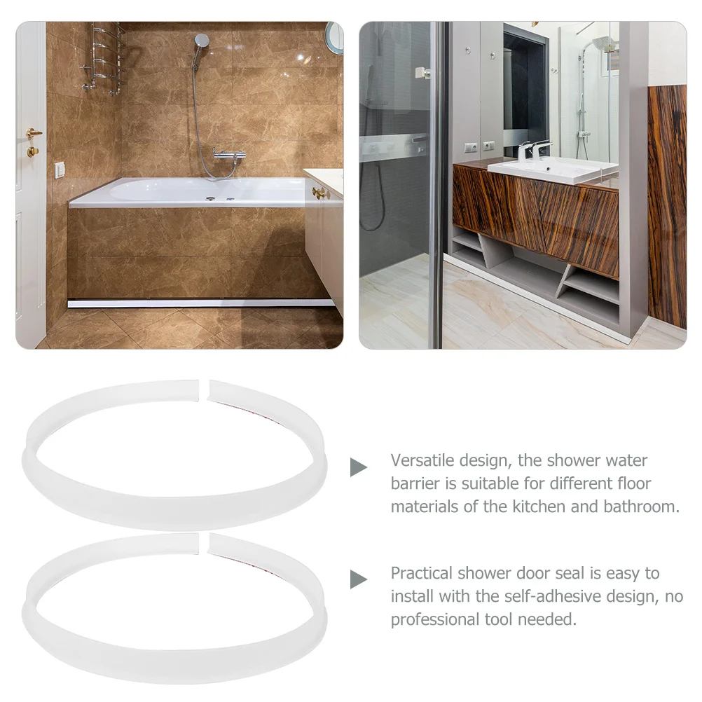 2 шт., блокировка воды для душевой двери, силиконовая защита от брызг для ванной комнаты и кухни, водонепроницаемая защита для пола, самоклеящаяся
2 шт., блокировка воды для душевой двери, силиконовая защита от брызг для ванной комнаты и кухни, водонепроницаемая защита для пола, самоклеящаяся