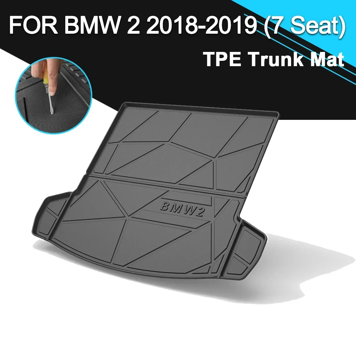 Car Rear Trunk Cover Mat TPE Waterproof Non-Slip Rubber Cargo Liner Auto Accessories For BMW 2 Series 2018-2019 7 Seat
Car Rear Trunk Cover Mat TPE Waterproof Non-Slip Rubber Cargo Liner Auto Accessories For BMW 2 Series 2018-2019 7 Seat