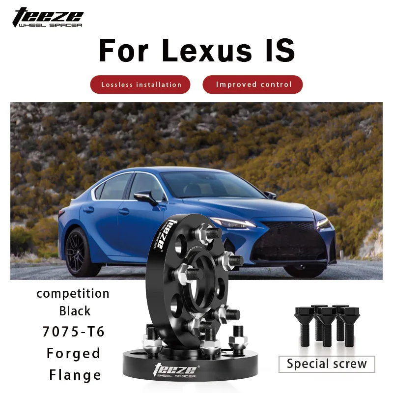 Teeze 2/4pcs 5x114.3 CB 60.1mm M14x1.5/M12x1.5 Hub Centric Black Forged wheel spacer For Lexus IS Flange Plate 25/30/35mm
Teeze 2/4pcs 5x114.3 CB 60.1mm M14x1.5/M12x1.5 Hub Centric Black Forged wheel spacer For Lexus IS Flange Plate 25/30/35mm