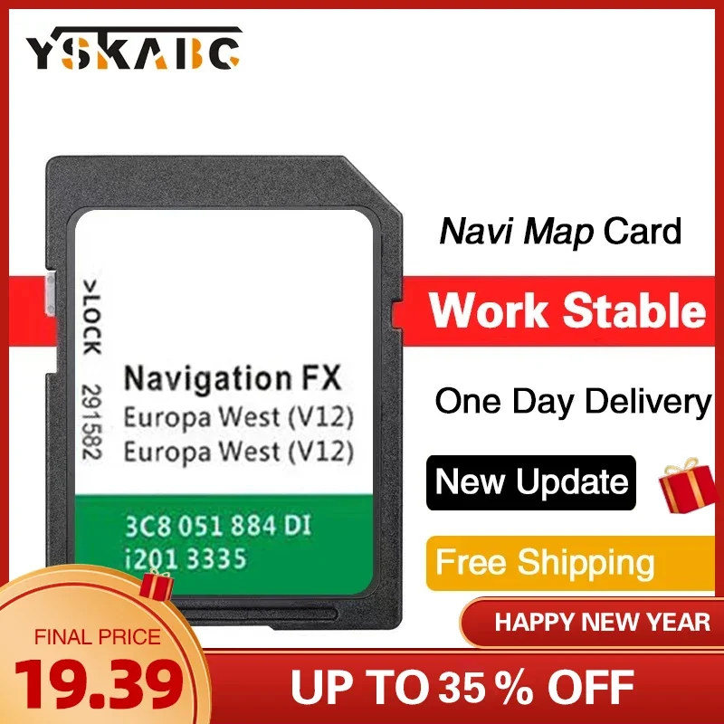 FX V12 3C8051884DI SD Card Navigation V12 Europa RNS 310 Navigationssystem FX Navi Software for Original VW Update
FX V12 3C8051884DI SD Card Navigation V12 Europa RNS 310 Navigationssystem FX Navi Software for Original VW Update