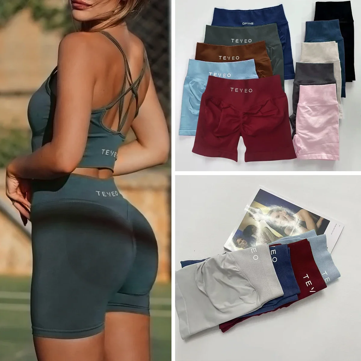 TEVEO Yoga Shorts Woman Stretch Breathable Peach Hip Fitness Running Shorts Hip High Stretch Sweat Wicks Gym Shorts
TEVEO Yoga Shorts Woman Stretch Breathable Peach Hip Fitness Running Shorts Hip High Stretch Sweat Wicks Gym Shorts