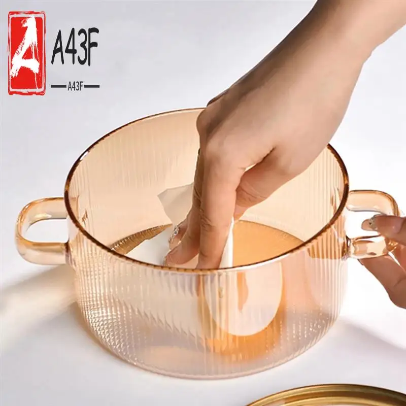 A43F-Glass Saucepan Clear Cooking Pot Soup Pot Heating Dual Handles Glass Saucepan With Cover
A43F-Glass Saucepan Clear Cooking Pot Soup Pot Heating Dual Handles Glass Saucepan With Cover