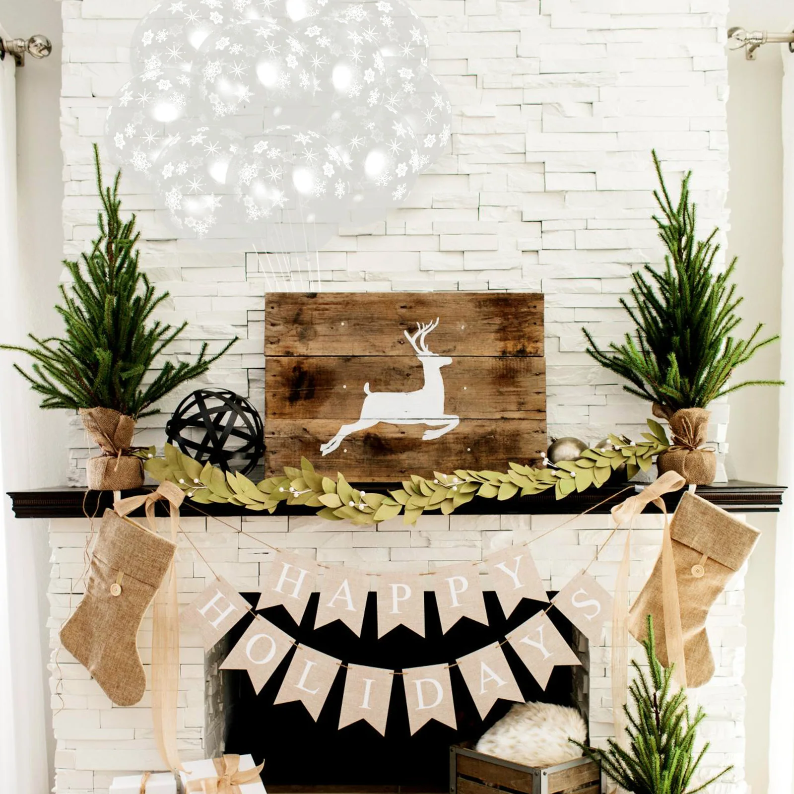 100Pcs 12 Inch Reinforced Latex Balloons Snowflake Theme Christmas Party Balloons Festive Decorations for Living Room Bedroom
100Pcs 12 Inch Reinforced Latex Balloons Snowflake Theme Christmas Party Balloons Festive Decorations for Living Room Bedroom