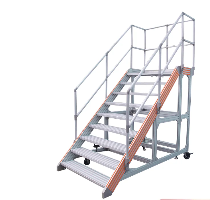 *Heavy Duty Aluminum Industrial Staircase for Factory Workshop Storage Warehouse Maintenance Ladder Anti Slip Access Step Stair
*Heavy Duty Aluminum Industrial Staircase for Factory Workshop Storage Warehouse Maintenance Ladder Anti Slip Access Step Stair