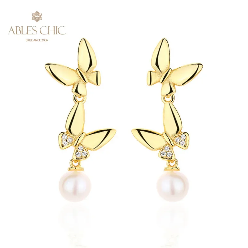 AC Freshwater Pearls 6-6.5mm and CZ Accent Butterfly Insect Studs Solid 925 Silver Drop Earrings PE1021
AC Freshwater Pearls 6-6.5mm and CZ Accent Butterfly Insect Studs Solid 925 Silver Drop Earrings PE1021