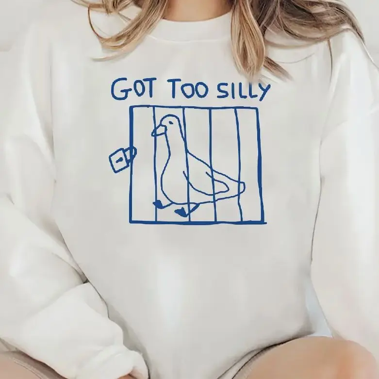 Unisex Aesthetic Sweatshirt Long Sleeves Casual Hoodies Y2K Stylish Pullover Daily Wear Multiple Colors Got Too Silly Goose
Unisex Aesthetic Sweatshirt Long Sleeves Casual Hoodies Y2K Stylish Pullover Daily Wear Multiple Colors Got Too Silly Goose