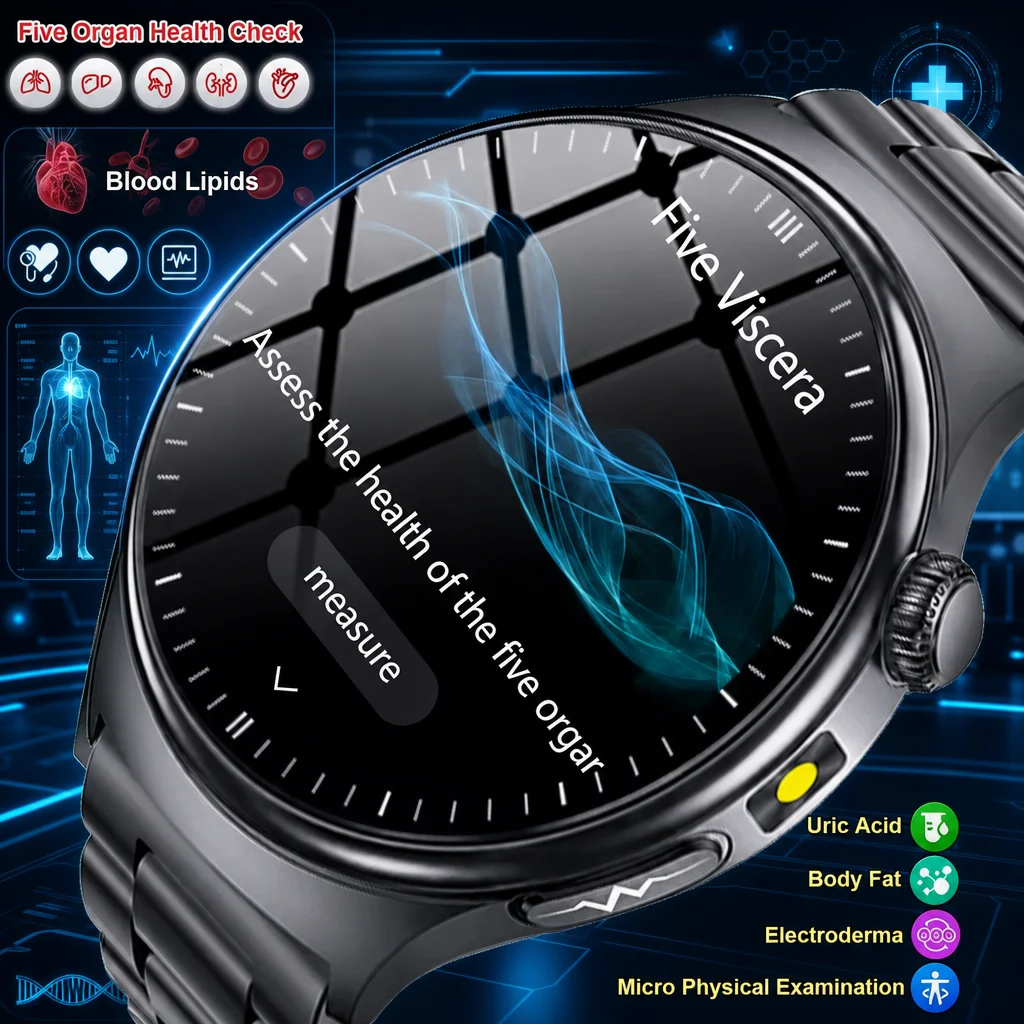 2026New top AI-Diagnosis Care Smart Watch ECG+PPG Accurate Uric Acid Blood Pressure Body Fat Five organ Fitness Call Smart Watch
2026New top AI-Diagnosis Care Smart Watch ECG+PPG Accurate Uric Acid Blood Pressure Body Fat Five organ Fitness Call Smart Watch