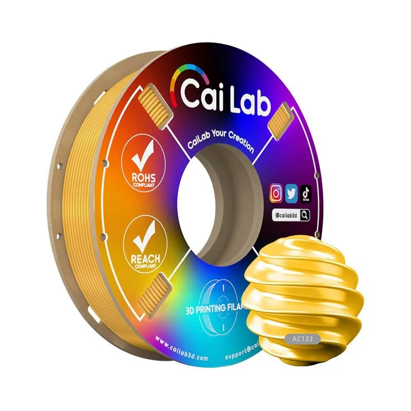 200g 1.75mm Silk PLA Filament, Easy Print Vibrant Color 3D Printing Material, Compatible with Creality Ender 3 V2
200g 1.75mm Silk PLA Filament, Easy Print Vibrant Color 3D Printing Material, Compatible with Creality Ender 3 V2