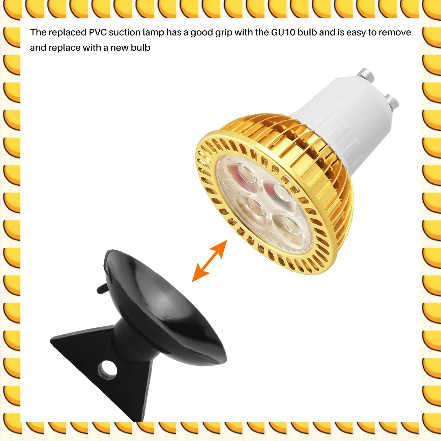 BAAU 25Pcs GU10 Light Bulb Changer Lamp Changer Head PVC Suction Cup Lamp Replacing For LED Halogen Mini Track Lights
BAAU 25Pcs GU10 Light Bulb Changer Lamp Changer Head PVC Suction Cup Lamp Replacing For LED Halogen Mini Track Lights