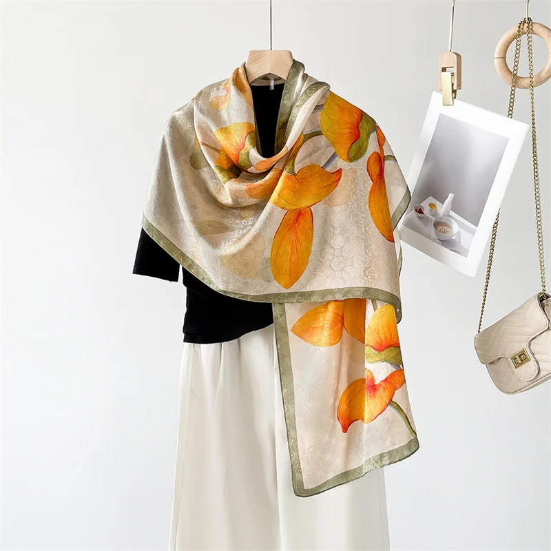 Brocade Outdoor Custom Screen Digital Printed Silk Scarf Design Beach Brocade Long Shawl for Women Foulard En Soie
Brocade Outdoor Custom Screen Digital Printed Silk Scarf Design Beach Brocade Long Shawl for Women Foulard En Soie