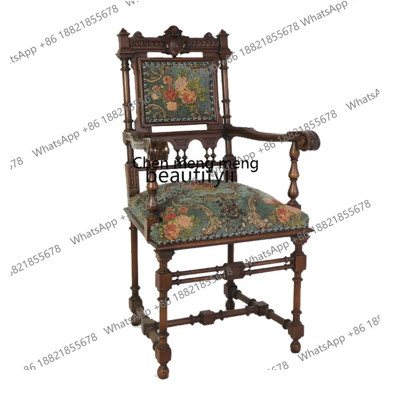 cc182Classical furniture French neoclassical retro old solid wood book chair dining room leisure chair furniture R
cc182Classical furniture French neoclassical retro old solid wood book chair dining room leisure chair furniture R