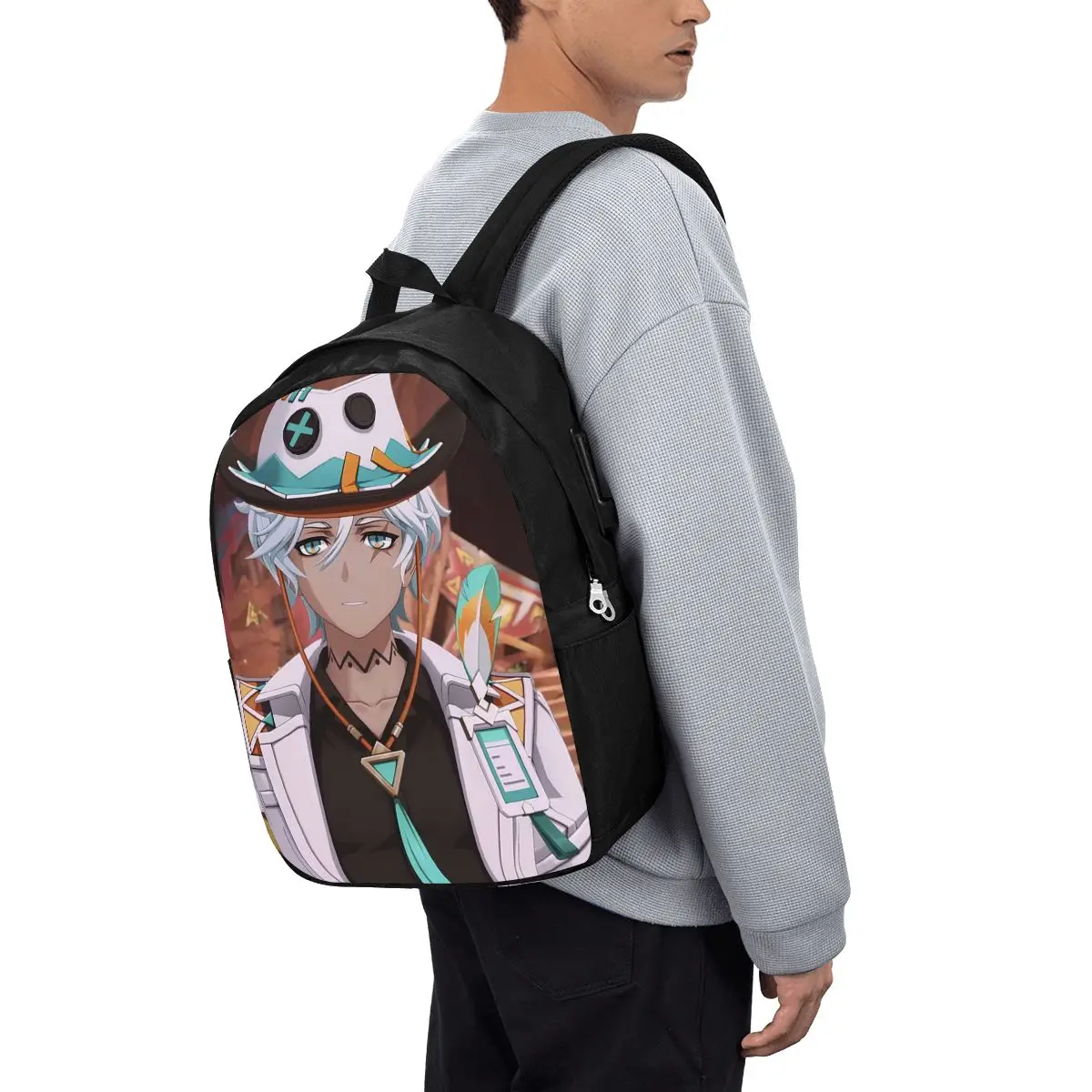 Ifa Anime Game Genshin Impact Backpack Travel Notebook Bag Computer College Student School Bag Laptop Shoulder Bags for MenWomen
Ifa Anime Game Genshin Impact Backpack Travel Notebook Bag Computer College Student School Bag Laptop Shoulder Bags for MenWomen