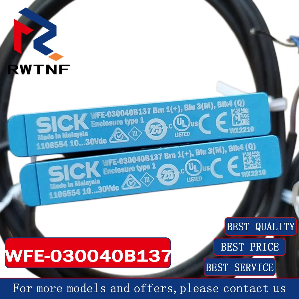 Brand New Genuine WFE-030040B137 SICK Slot-type photoelectric sensor,100% original warehouse stock
Brand New Genuine WFE-030040B137 SICK Slot-type photoelectric sensor,100% original warehouse stock