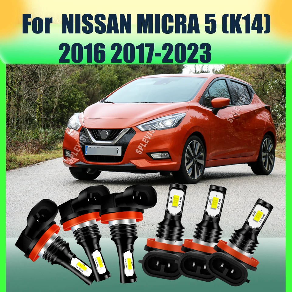 LED Headlights 8000LM/Pair High Low Beam Foglight Upgraded Kit For NISSAN MICRA 5 (K14) 2016 2017 2018 2019 2020 2021 2022 2023
LED Headlights 8000LM/Pair High Low Beam Foglight Upgraded Kit For NISSAN MICRA 5 (K14) 2016 2017 2018 2019 2020 2021 2022 2023