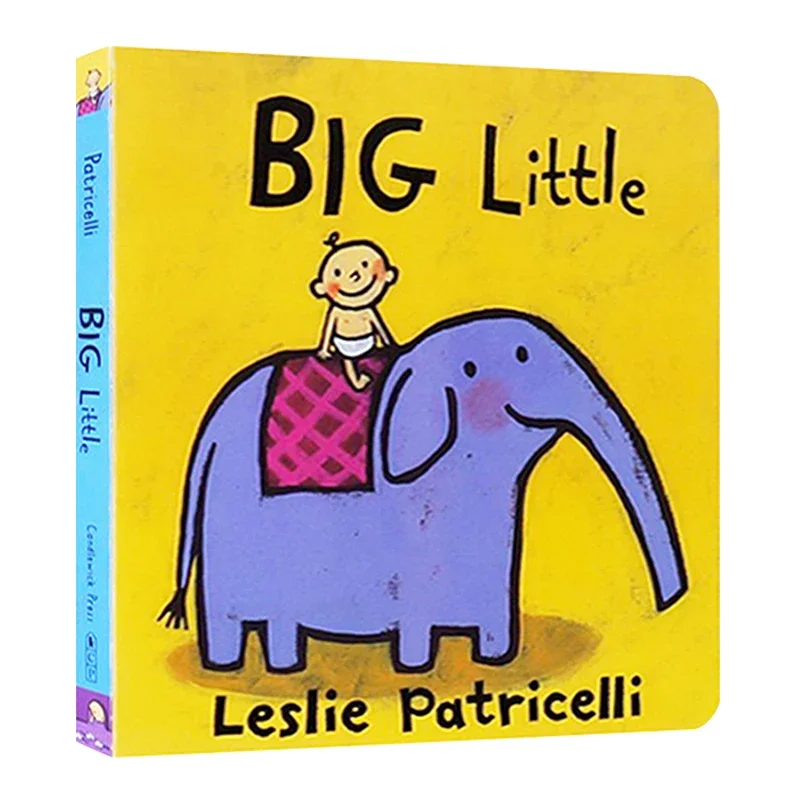 Big Little, Leslie Patricelli, Baby Children's books aged 1 2 3, English picture book, 9780763619510
Big Little, Leslie Patricelli, Baby Children's books aged 1 2 3, English picture book, 9780763619510