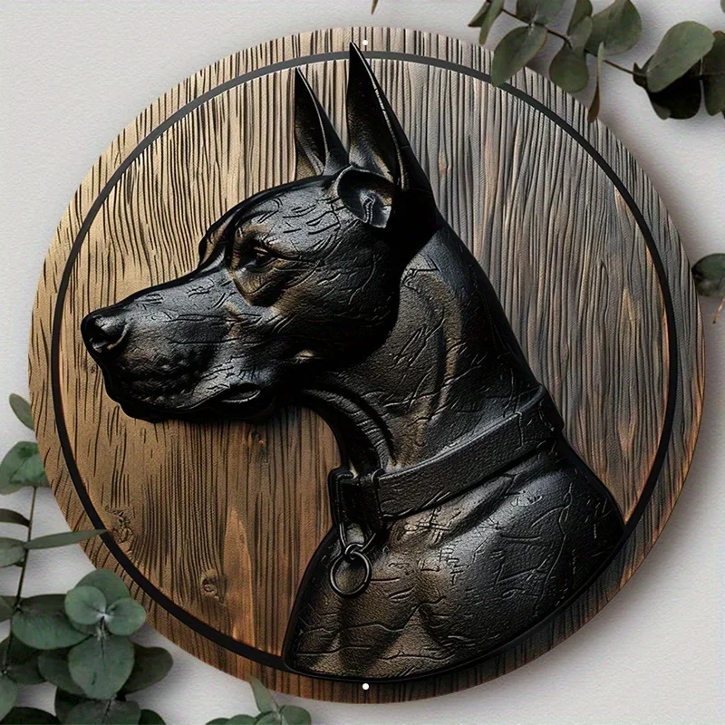 Aluminum Metal Sign 2D Flat Circular Wreath Logo, Tavern Club Home Scene Decoration, Gift for Dog Lovers, Decorative Wall Poster
Aluminum Metal Sign 2D Flat Circular Wreath Logo, Tavern Club Home Scene Decoration, Gift for Dog Lovers, Decorative Wall Poster