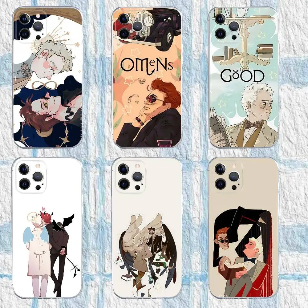 Good O-Omens Cute Phone Case For iPhone 17,16,15,14,13,12,11 Pro,Max,Plus,X,XS,XR,SE4,E Mini Transparent Soft Cover
Good O-Omens Cute Phone Case For iPhone 17,16,15,14,13,12,11 Pro,Max,Plus,X,XS,XR,SE4,E Mini Transparent Soft Cover