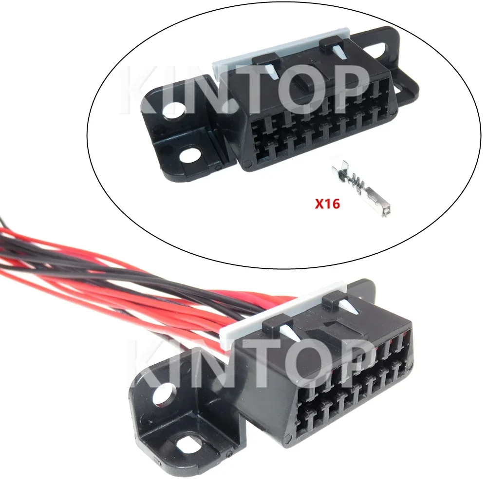 1 Set 16 Pins MG610761-5 AC Assembly Car Wire Harness Connector Assembly Auto OBD Diagnostic Interface Socket With Wires For VW
1 Set 16 Pins MG610761-5 AC Assembly Car Wire Harness Connector Assembly Auto OBD Diagnostic Interface Socket With Wires For VW