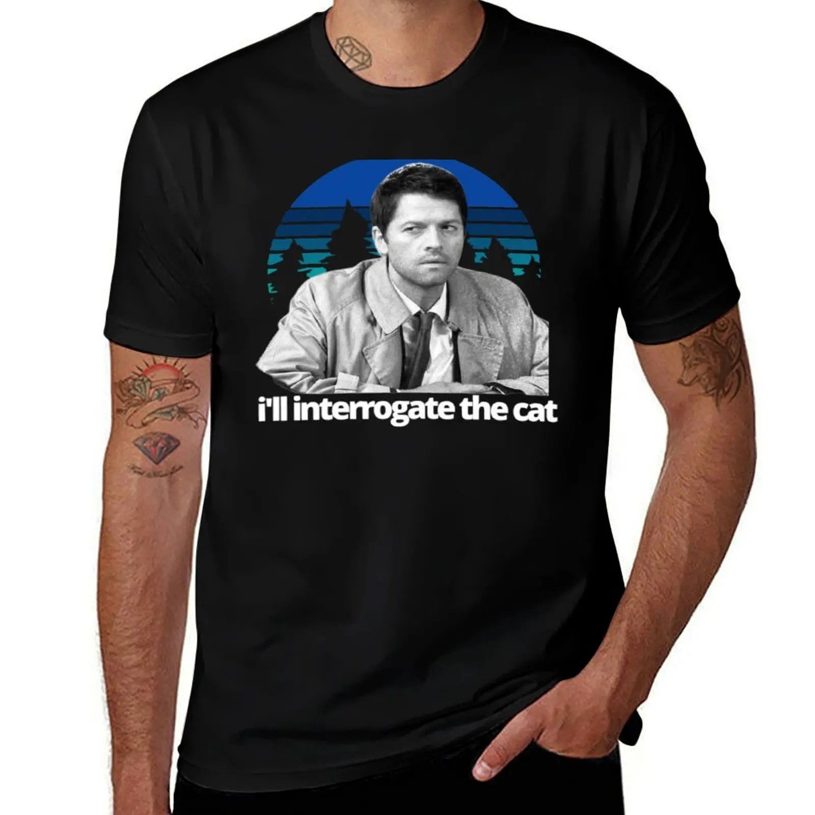 Castiel I'll Interrogate The Cat T-Shirt T-shirts oversize quick-drying animal prinfor boys fruit of the loom mens t shirts
Castiel I'll Interrogate The Cat T-Shirt T-shirts oversize quick-drying animal prinfor boys fruit of the loom mens t shirts