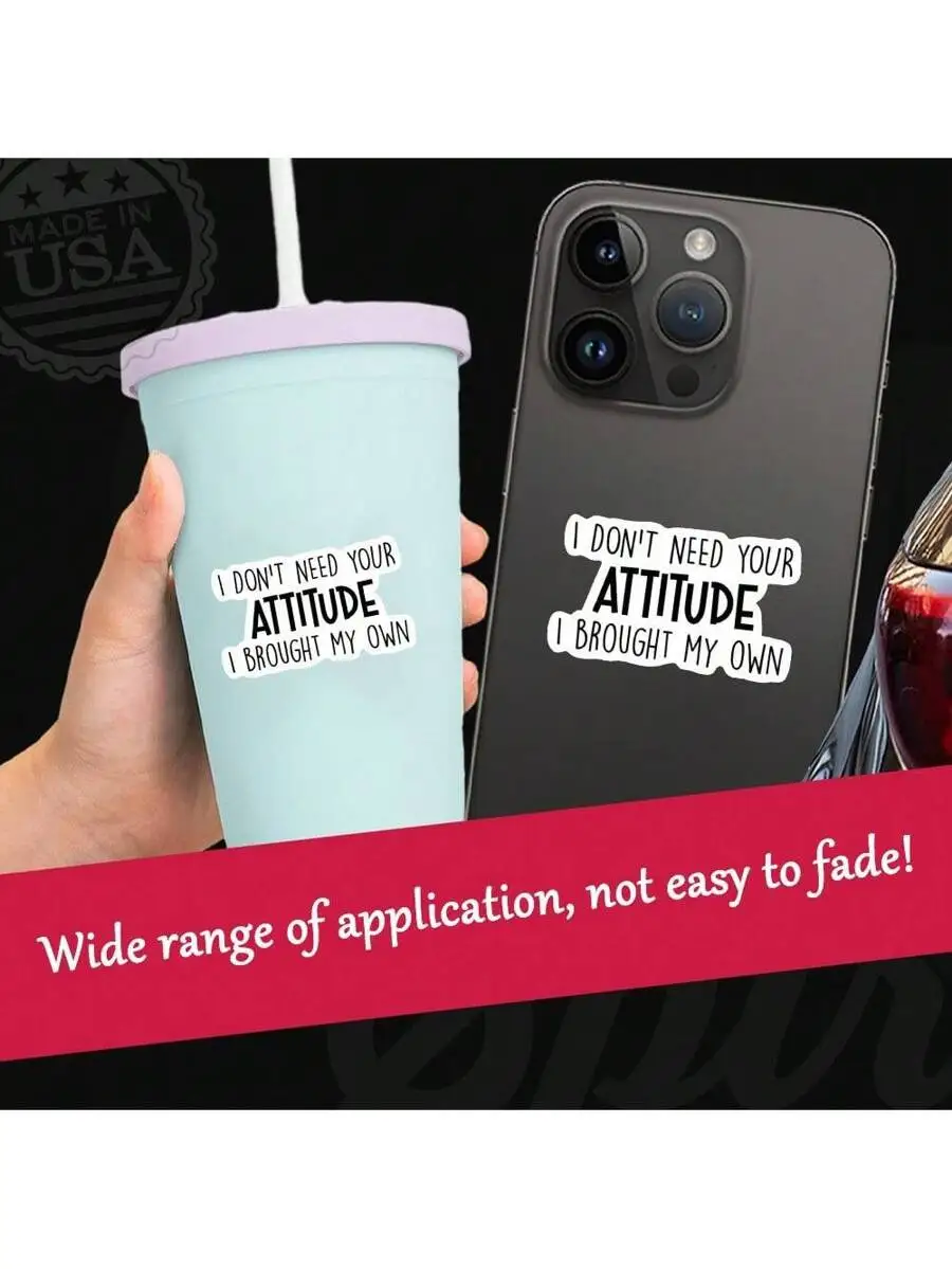 3 Inch Sarcastic Sticker I Dont Need Your Attitude For Laptop Water Bottle Journal Office Decor
3 Inch Sarcastic Sticker I Dont Need Your Attitude For Laptop Water Bottle Journal Office Decor
