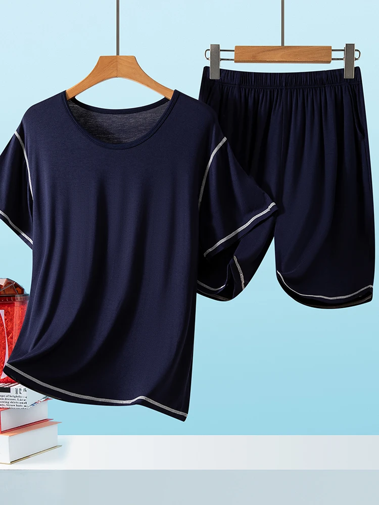 Свободный модальный ор Све Spwear круглый Ne Повседневный комплект домашней одежды для мужчин Удобный дышащий летний костюм из двух предметов
Свободный модальный ор Све Spwear круглый Ne Повседневный комплект домашней одежды для мужчин Удобный дышащий летний костюм из двух предметов