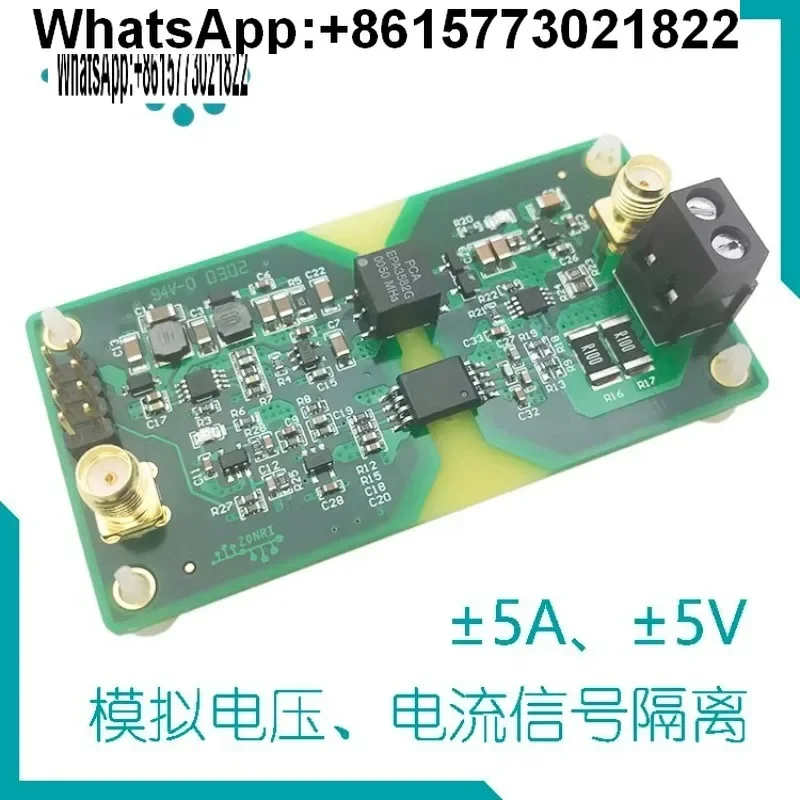 High Precision Analog Voltage/Current Signal Isolation Module AMC1301 ± 5V ± 5A/200KHz Bandwidth ISO
High Precision Analog Voltage/Current Signal Isolation Module AMC1301 ± 5V ± 5A/200KHz Bandwidth ISO