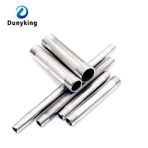 BSP Male Thread Long Nipple 1/8" 1/4" 3/8" 1/2" 3/4" 1" 304 Stainless Steel Pipe Fitting Connector Adapter