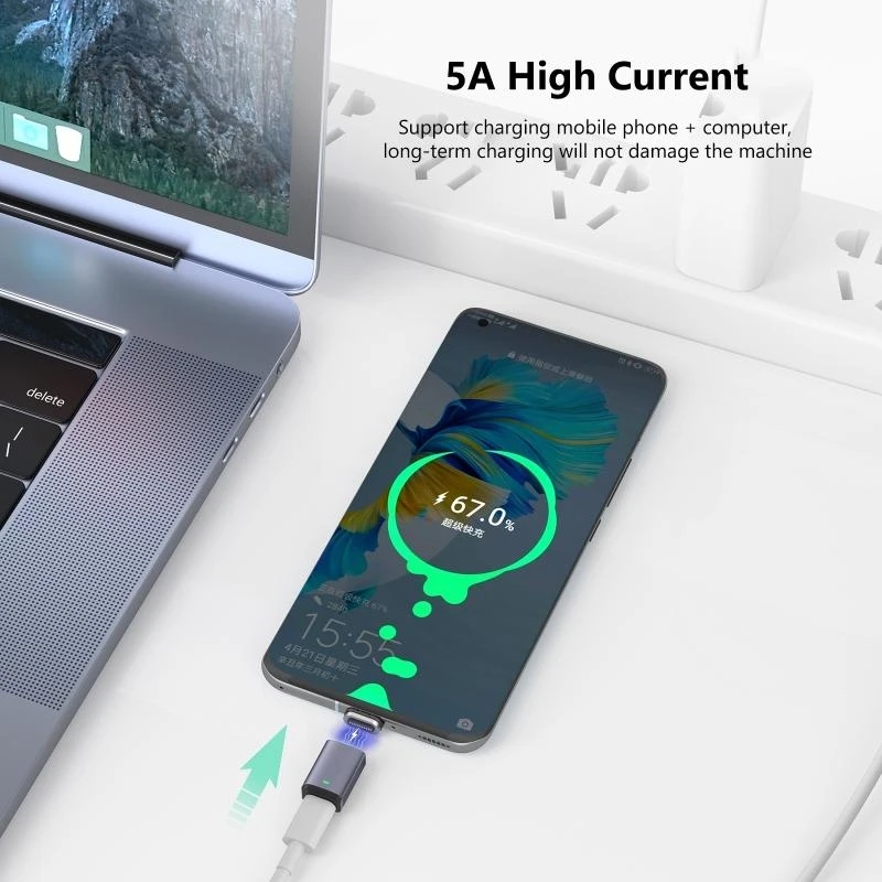 Q5WA PD 100W USB C To Type C Adapter 5A Data Transmission Fast Charging for Head for USB-C Laptops Tabl
Q5WA PD 100W USB C To Type C Adapter 5A Data Transmission Fast Charging for Head for USB-C Laptops Tabl