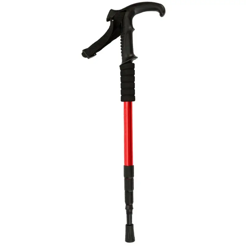 T-handle Trekking Poles Aluminum Alloy Four-section CollapsibleTelescopic Sticks Lightweight Walking Climbing Stick For Outdoor
T-handle Trekking Poles Aluminum Alloy Four-section CollapsibleTelescopic Sticks Lightweight Walking Climbing Stick For Outdoor
