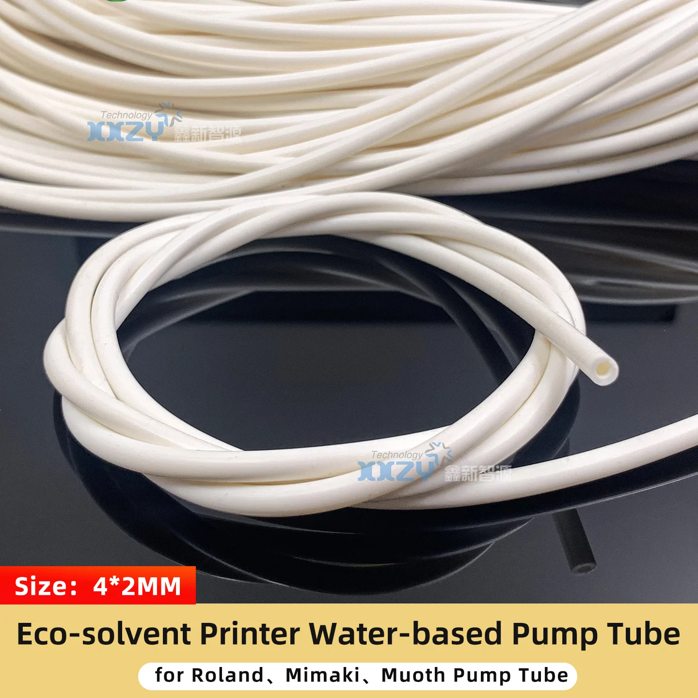 Трубка чернильного насоса для экосольвентного принтера для насоса Roland/Mimaki/Muoth, шланг для чернил на водной основе, 4x2 мм, мягкая чернильная трубка
Трубка чернильного насоса для экосольвентного принтера для насоса Roland/Mimaki/Muoth, шланг для чернил на водной основе, 4x2 мм, мягкая чернильная трубка