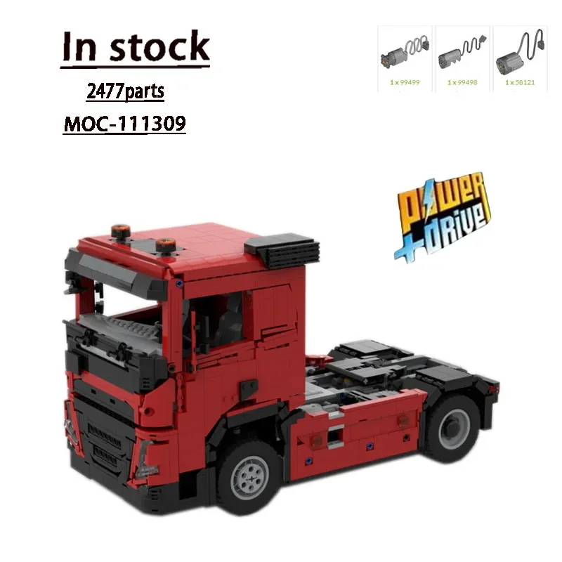 MOC-111309Electric RC FM Truck Assembly Splicing Building Blocks2477Building Block Parts Kids Birthday Building Blocks Toy Gifts
MOC-111309Electric RC FM Truck Assembly Splicing Building Blocks2477Building Block Parts Kids Birthday Building Blocks Toy Gifts