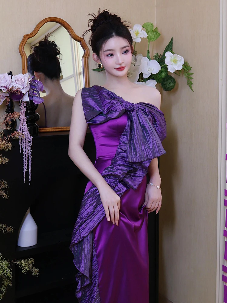 Ele Wedding Gown for Women Purple Evening Dr Ball Gown Sle Zipper Ba Long Skirt Ele Birthday Par Dr
Ele Wedding Gown for Women Purple Evening Dr Ball Gown Sle Zipper Ba Long Skirt Ele Birthday Par Dr