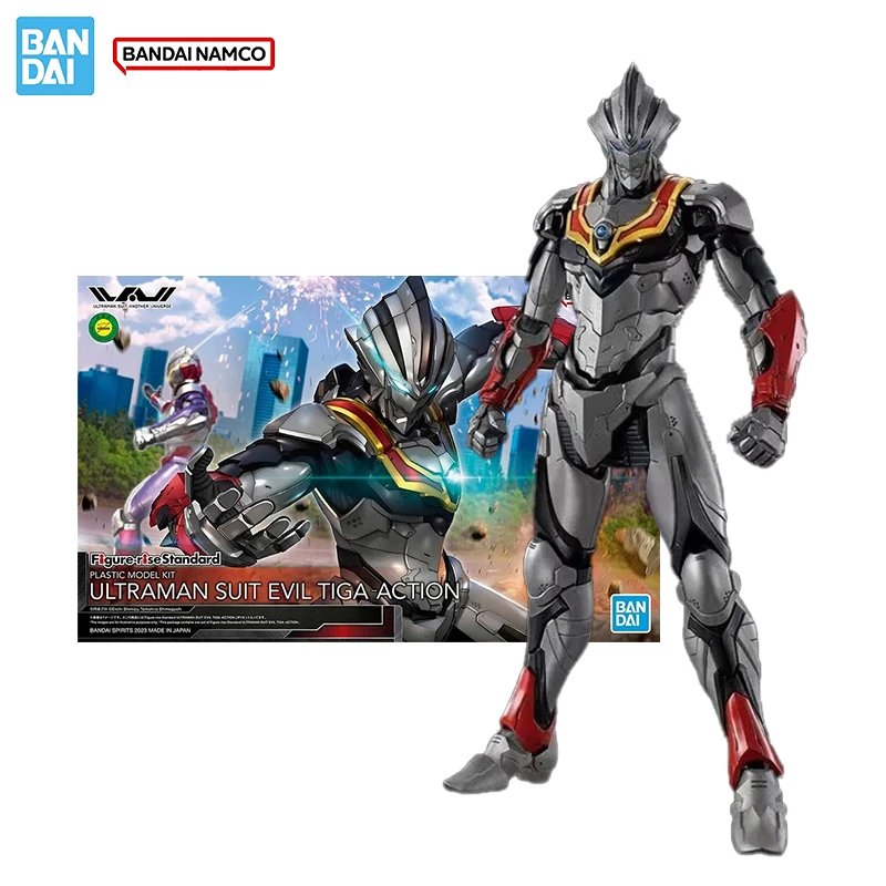 Bandai оригинальный комплект модели Ultraman, стандартный костюм Ultraman, коллекция экшн-фигурок Evil Tiga, модель
Bandai оригинальный комплект модели Ultraman, стандартный костюм Ultraman, коллекция экшн-фигурок Evil Tiga, модель