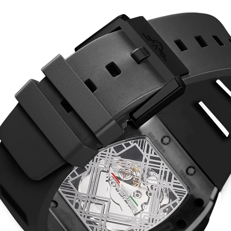 Watch silicone Rubber Band Strap Solid Square Stainless Steel Matte Polished Clasp
Watch silicone Rubber Band Strap Solid Square Stainless Steel Matte Polished Clasp