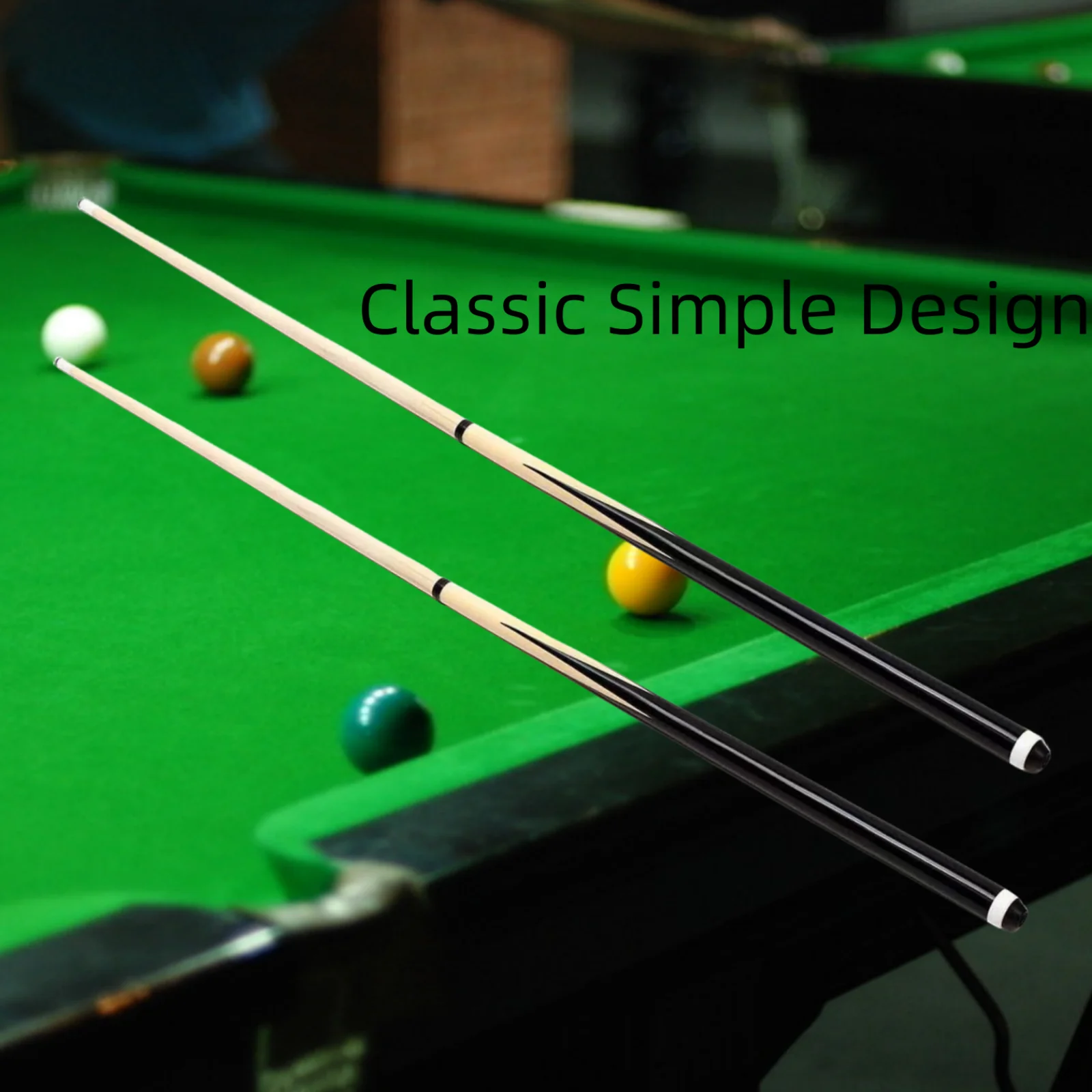 2Pcs 1/2 Split Billiard Cues 145.5cm 13mm Tip for Beginners
2Pcs 1/2 Split Billiard Cues 145.5cm 13mm Tip for Beginners
