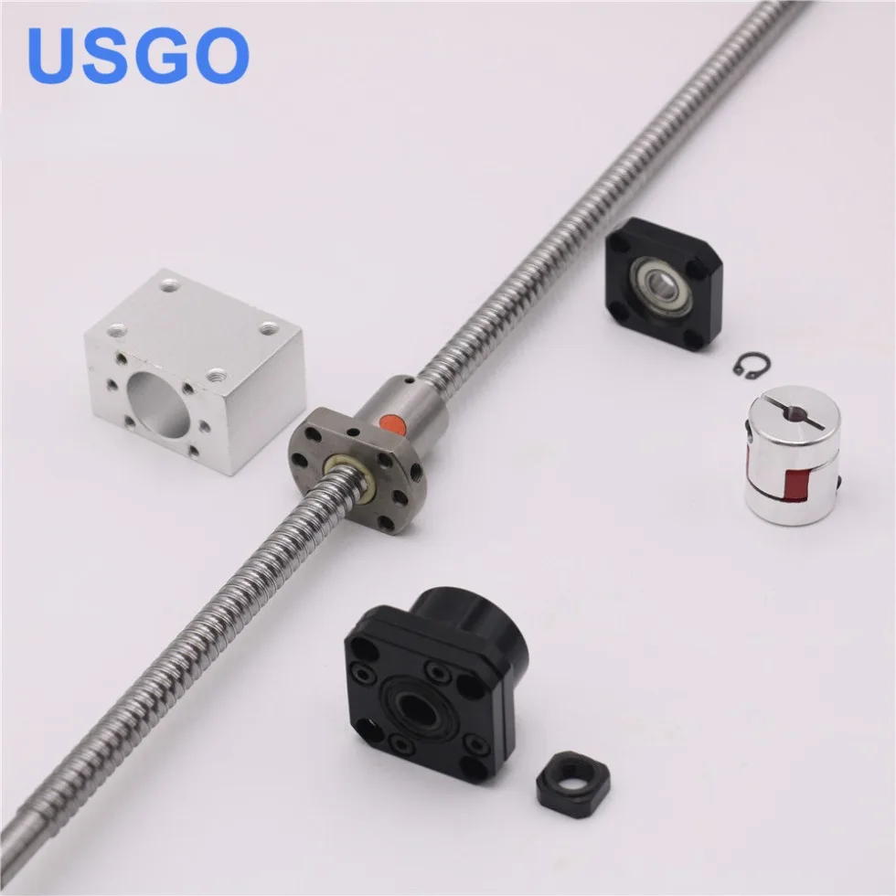 SFU1204 Ball Screw Set L350mm SFU1204 Ballnut Nut Housing FK10 FF10Fixed Floated End Support Plum Coupling for CNC Machine Parts
SFU1204 Ball Screw Set L350mm SFU1204 Ballnut Nut Housing FK10 FF10Fixed Floated End Support Plum Coupling for CNC Machine Parts