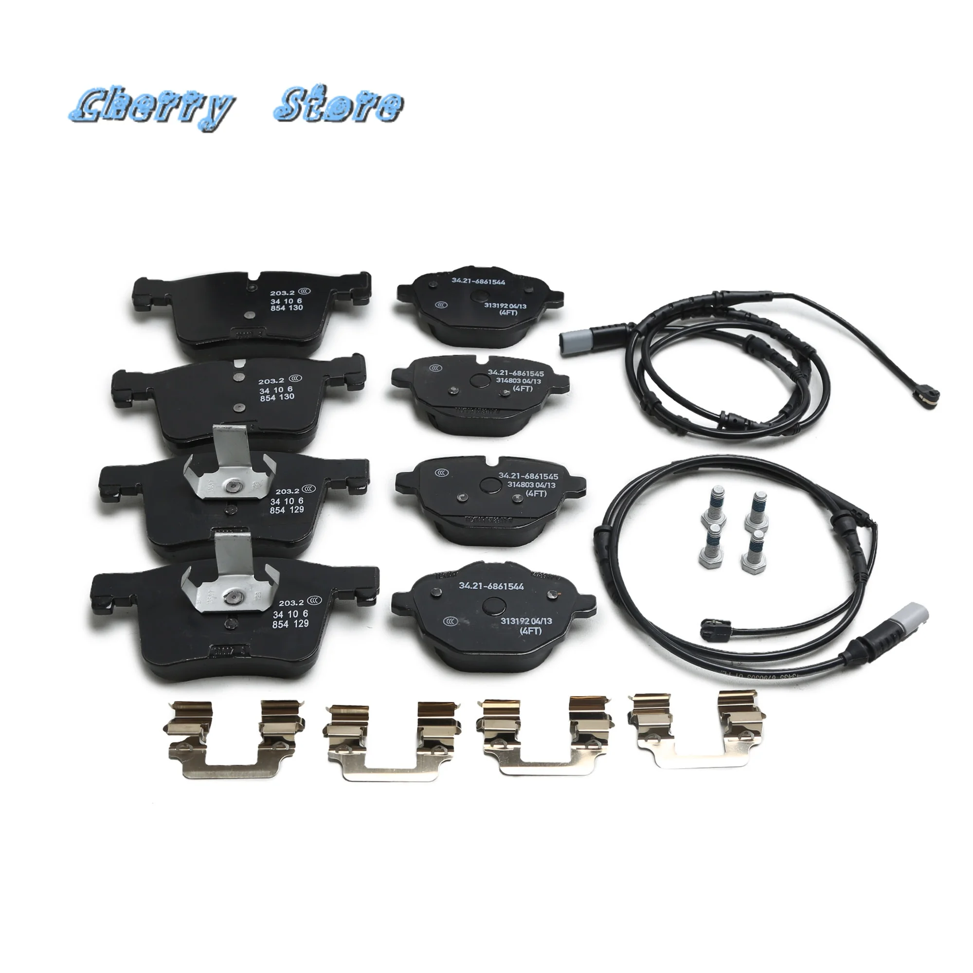 Front And Rear Brake Pad Set 34 10 6 859 182 Brake Pad Repair kit With Sensors For BMW 228i 320i 328d 328i F30 Chassis 428i X3
Front And Rear Brake Pad Set 34 10 6 859 182 Brake Pad Repair kit With Sensors For BMW 228i 320i 328d 328i F30 Chassis 428i X3