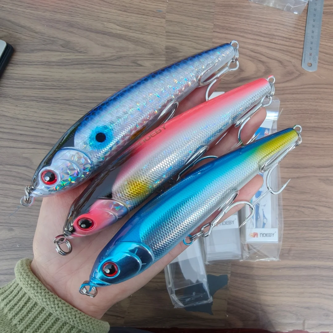 Noeby 3pcs Long Casting Sinking Pencil Baits 14cm 70g Fishing Lures Jigging Hooks Hard Bait Seafishing Artificial Wobbler
Noeby 3pcs Long Casting Sinking Pencil Baits 14cm 70g Fishing Lures Jigging Hooks Hard Bait Seafishing Artificial Wobbler