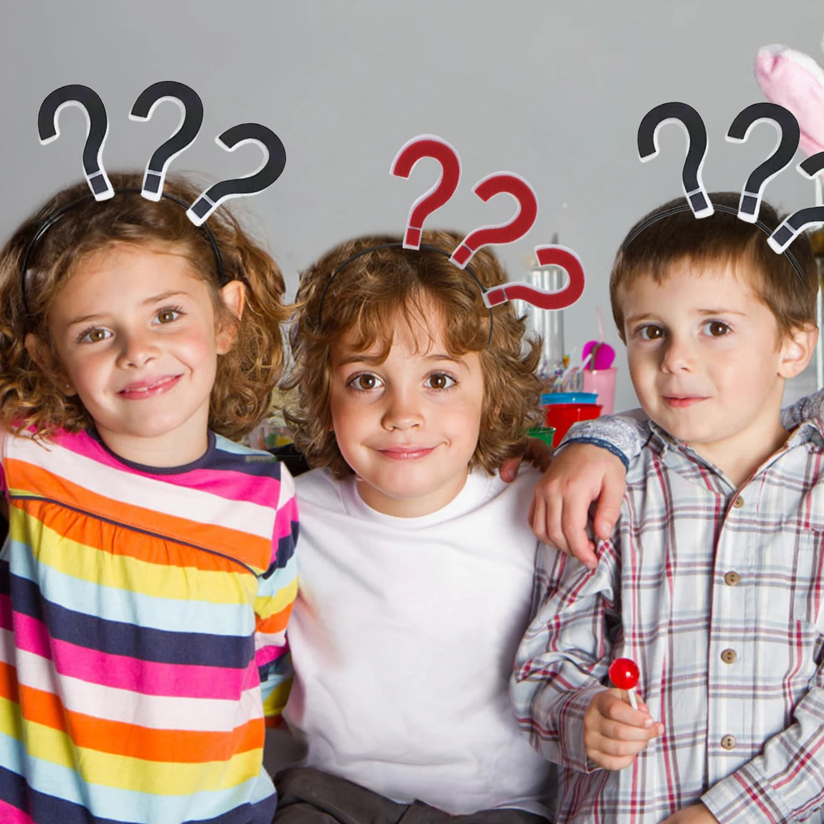 Distinctive Question Mark Hair Band Smooth Surface No Tight Headband for Girls Women Cosplay Prop 
Distinctive Question Mark Hair Band Smooth Surface No Tight Headband for Girls Women Cosplay Prop