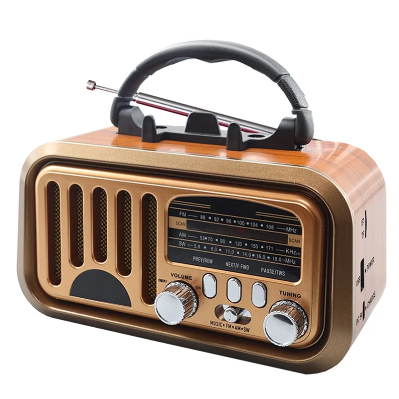 FFYY-портативное винтажное радио, классическое ретро FM AM SW радио, беспроводной Bluetooth-динамик, TF-карта, USB MP3-плеер
FFYY-портативное винтажное радио, классическое ретро FM AM SW радио, беспроводной Bluetooth-динамик, TF-карта, USB MP3-плеер