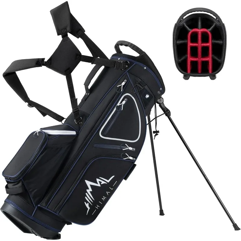 14 Way Golf Stand Bag, Golf Bags for Men with Stand, Top Dividers Ergonomic with 10 Pockets
14 Way Golf Stand Bag, Golf Bags for Men with Stand, Top Dividers Ergonomic with 10 Pockets