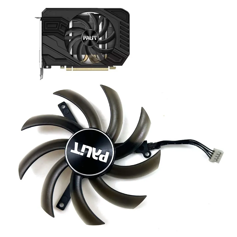 Cooling Fan 95MM 4PIN TH1012S2H-PAA01 For PNY PALIT RTX 2060 GTX 1660 1660Ti 1660S Graphics Card Fan
Cooling Fan 95MM 4PIN TH1012S2H-PAA01 For PNY PALIT RTX 2060 GTX 1660 1660Ti 1660S Graphics Card Fan