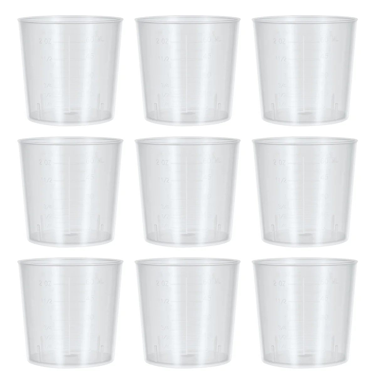 25pcs 60ml Plastic Measuring Cup Kitchen Baking Cooking Tool Graduated Beaker Laboratory Household Wide Mouth
25pcs 60ml Plastic Measuring Cup Kitchen Baking Cooking Tool Graduated Beaker Laboratory Household Wide Mouth
